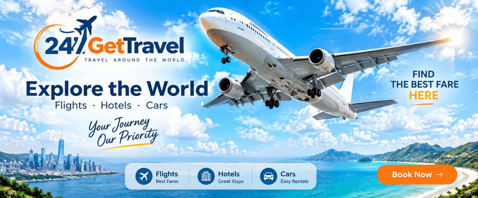 247GetTravel - Flights, Hotels and Cars